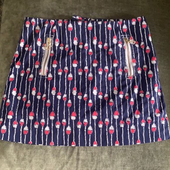 Lilly Pulitzer Buoy Lane Line skirt size 0 - Picture 1 of 4